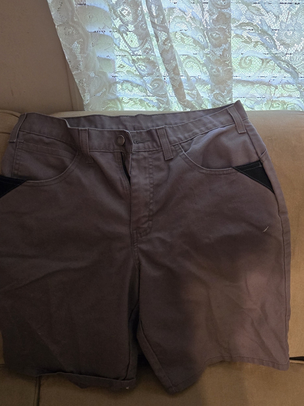 Genuine Dickies Men’s Utility Work Shorts Size 32 Gray Black Workwear
